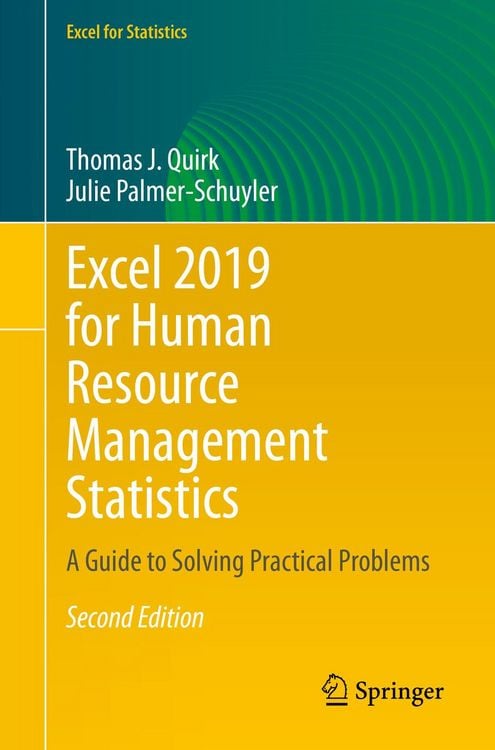 Produktbild: Excel 2019 for Human Resource Management Statistics