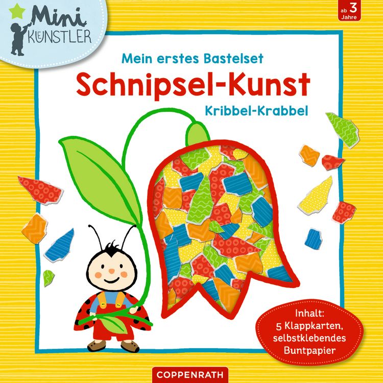 Produktbild: Mein 1.Bastelset: Schnipsel-Kunst Kribbel-Krabbel (Mini-K.)