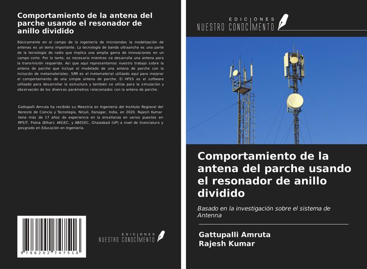 Produktbild: Comportamiento de la antena del parche usando el resonador de anillo dividido