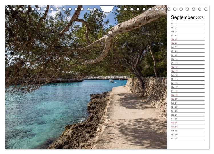 Produktbild: Mallorca - Str&auml;nde im S&uuml;dosten (Wandkalender 2026 DIN A4 quer), CALVENDO Monatskalender