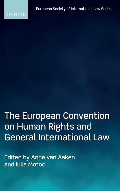 Produktbild: European Convention on Human Rights and General International Law