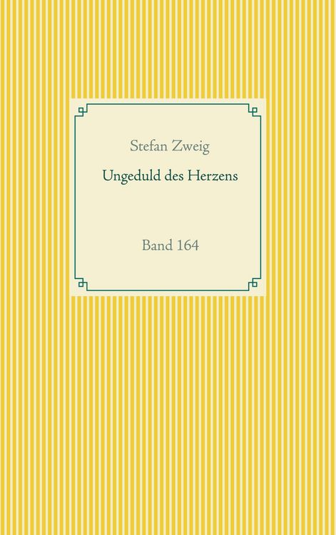 Produktbild: Ungeduld des Herzens