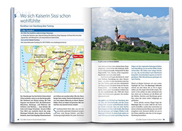 Produktbild: BVA Die 55 sch&ouml;nsten E-Bike Touren in Deutschlands S&uuml;den