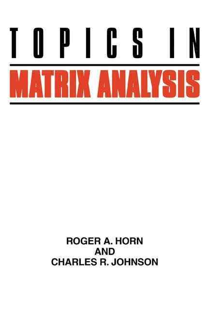 Produktbild: Topics in Matrix Analysis