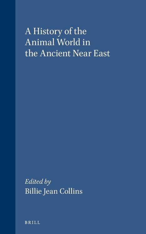 Produktbild: A History of the Animal World in the Ancient Near East