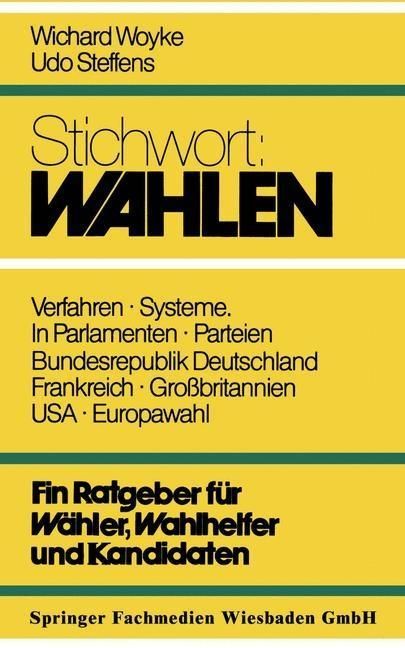 Produktbild: Stichwort: Wahlen