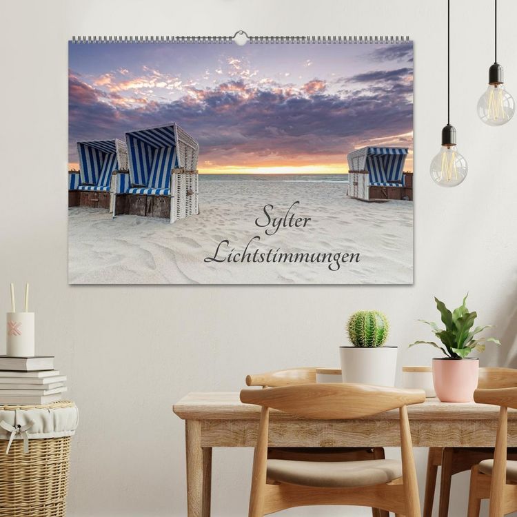 Produktbild: Sylter Lichtstimmungen (Wandkalender 2026 DIN A2 quer), CALVENDO Monatskalender