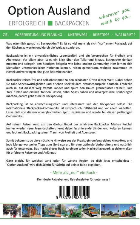 Produktbild: Option Ausland Erfolgreich Backpacken