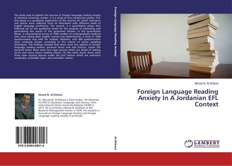 Produktbild: Foreign Language Reading Anxiety In A Jordanian EFL Context