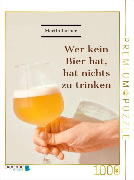 Produktbild: CALVENDO Puzzle Wer kein Bier hat, hat nichts zu trinken. | 1000 Teile Lege-Gr&ouml;&szlig;e 64x48cm Foto-Puzzle f&uuml;r gl&uuml;ckliche Stunden