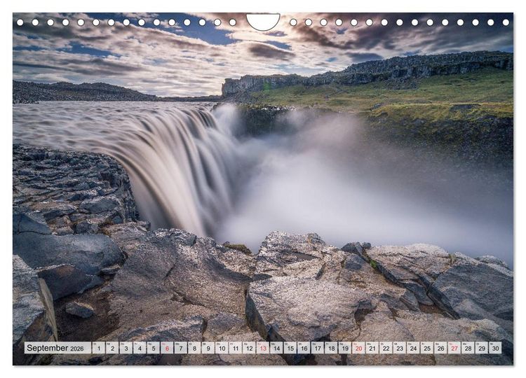 Produktbild: Island - Augenblicke 2026 (Wandkalender 2026 DIN A4 quer), CALVENDO Monatskalender