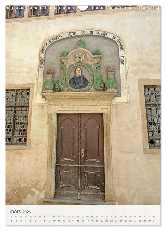 Produktbild: Lutherstadt Eisleben - La ville du grand r&eacute;formateur Luther (Calendrier mural 2026 DIN A3 horizontal), CALVENDO calendrier mensuel