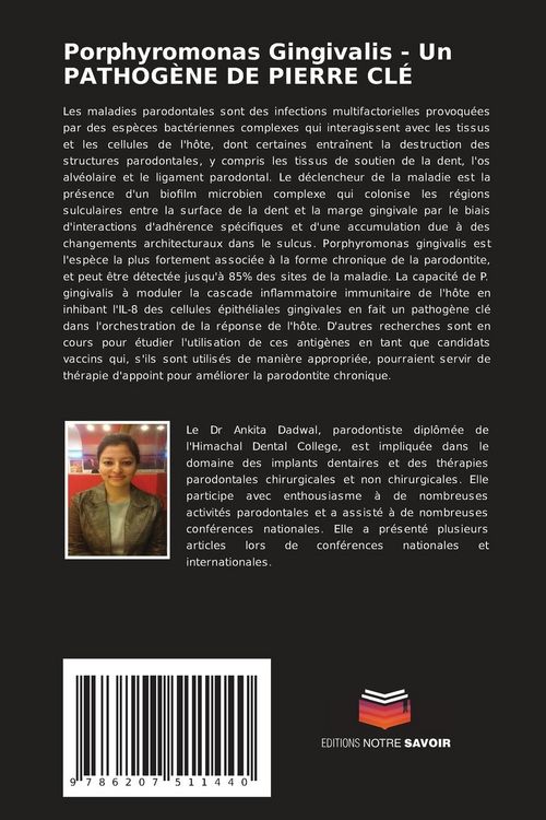 Produktbild: Porphyromonas Gingivalis - Un PATHOG&Egrave;NE DE PIERRE CL&Eacute;