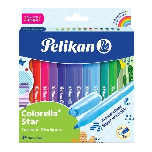 Produktbild: Pelikan Fasermaler Colorella Star C 302, 24er Set