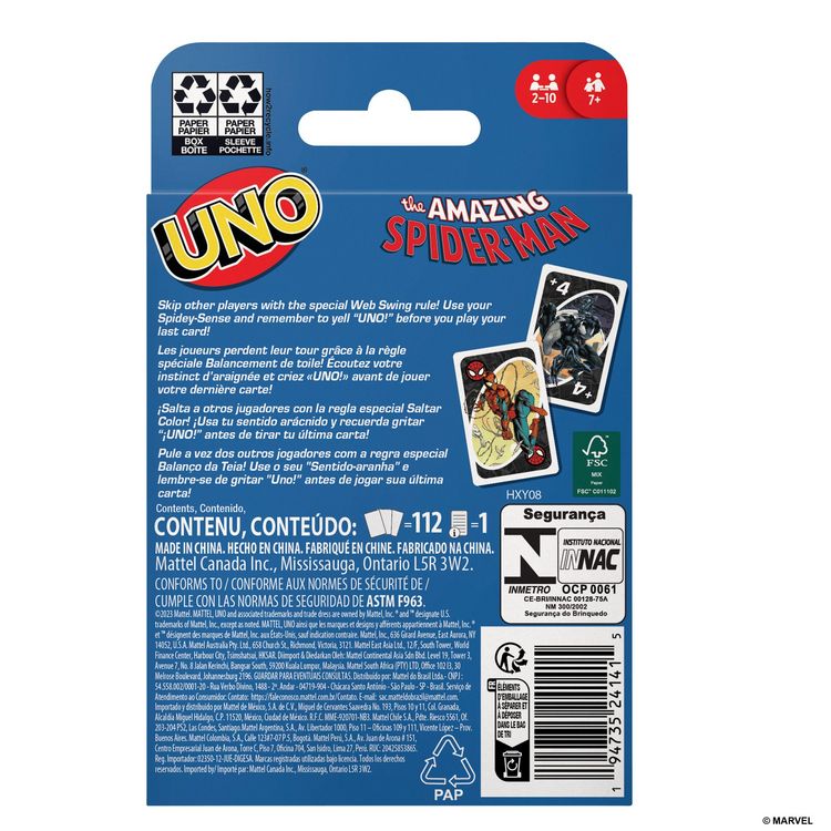 Produktbild: UNO Spider-Man