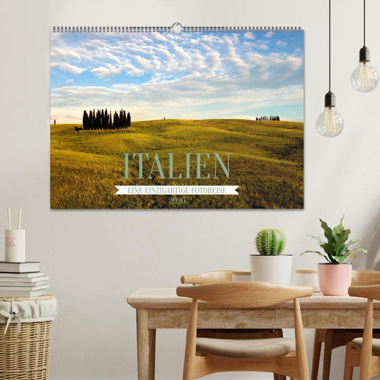 Produktbild: Italien, eine einzigartige Fotoreise (Wandkalender 2026 DIN A2 quer), CALVENDO Monatskalender