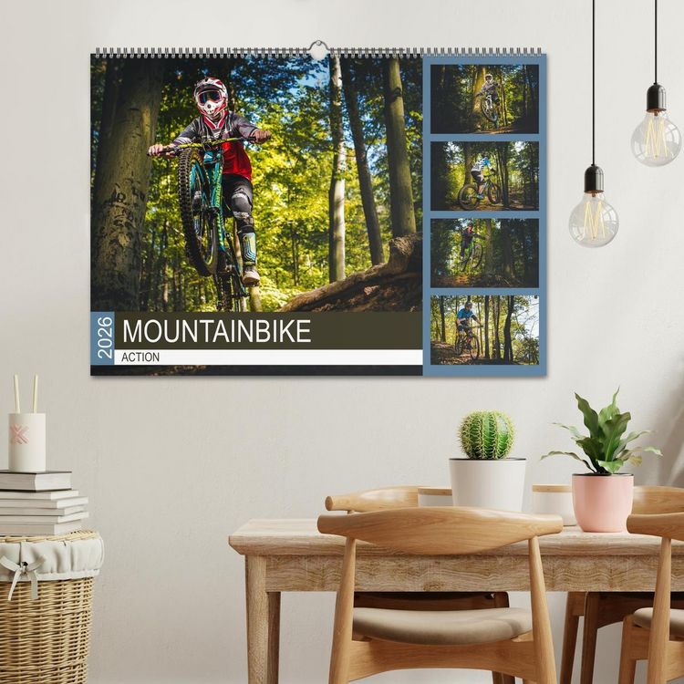 Produktbild: Mountainbike Action (Wandkalender 2026 DIN A2 quer), CALVENDO Monatskalender