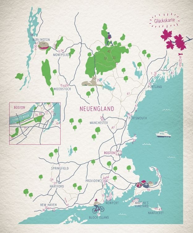 Produktbild: Gl&uuml;cksorte in Neuengland. Mit Boston