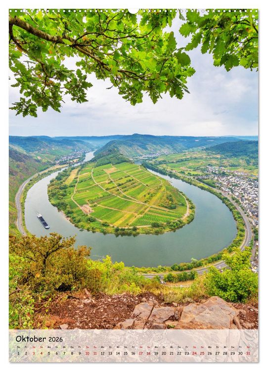 Produktbild: Moselzauber (hochwertiger Premium Wandkalender 2026 DIN A2 hoch), Kunstdruck in Hochglanz