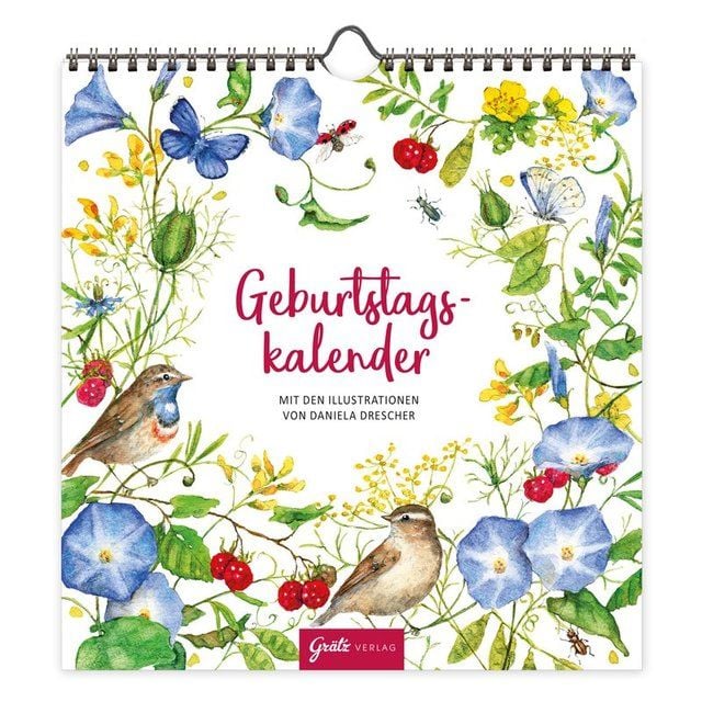 Produktbild: Geburtstagskalender. Blumenwiese