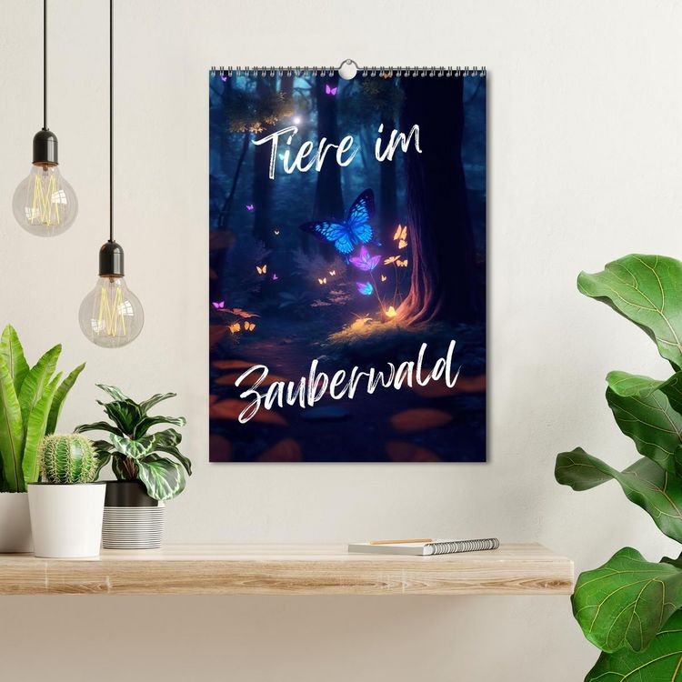 Produktbild: Tiere im Zauberwald (Wandkalender 2026 DIN A3 hoch), CALVENDO Monatskalender