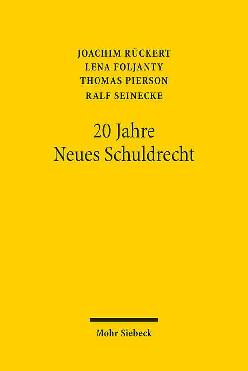 Produktbild: 20 Jahre Neues Schuldrecht