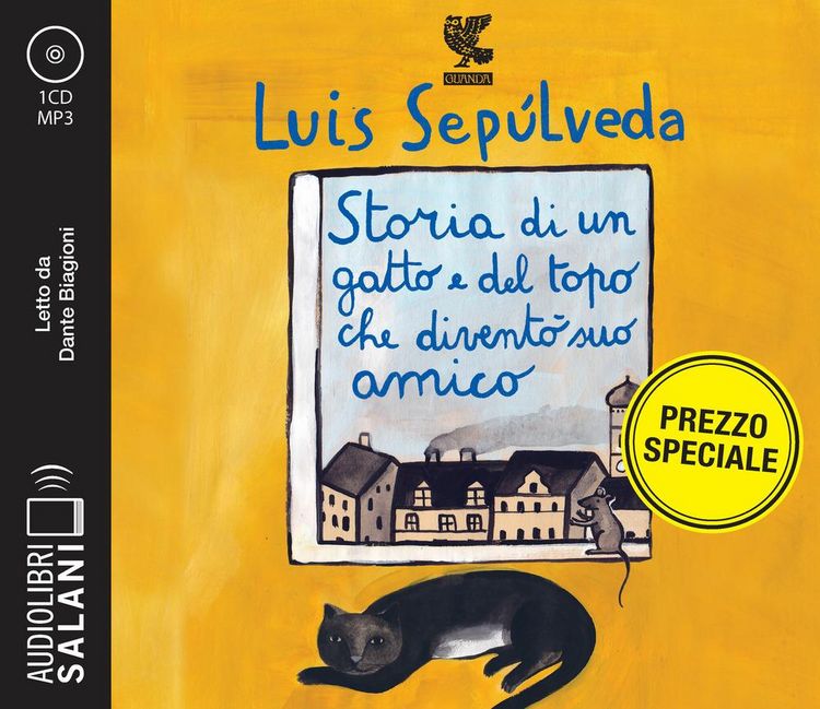 Produktbild: Storia di un gatto e del topo che divent&ograve; suo amico letto da Dante Biagioni. Audiolibro. CD Audio formato MP3
