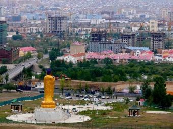 Produktbild: CALVENDO Puzzle Buddha-Statue in Ulan-Bator | 1000 Teile Lege-Gr&ouml;&szlig;e 64x48cm Foto-Puzzle f&uuml;r gl&uuml;ckliche Stunden