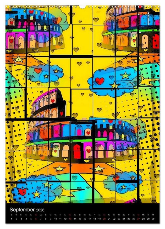 Produktbild: Pop ist auch eine ART von Nico Bielow (hochwertiger Premium Wandkalender 2026 DIN A2 hoch), Kunstdruck in Hochglanz