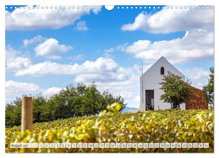 Produktbild: Weing&uuml;ter S&uuml;dafrikas, Weinarchitektur zwischen Tradition und Moderne (Wandkalender 2027 DIN A3 quer), CALVENDO Monatskalender
