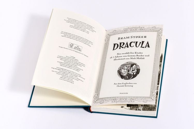Produktbild: Dracula. Neu erz&auml;hlt f&uuml;r Kinder ab 7 Jahren