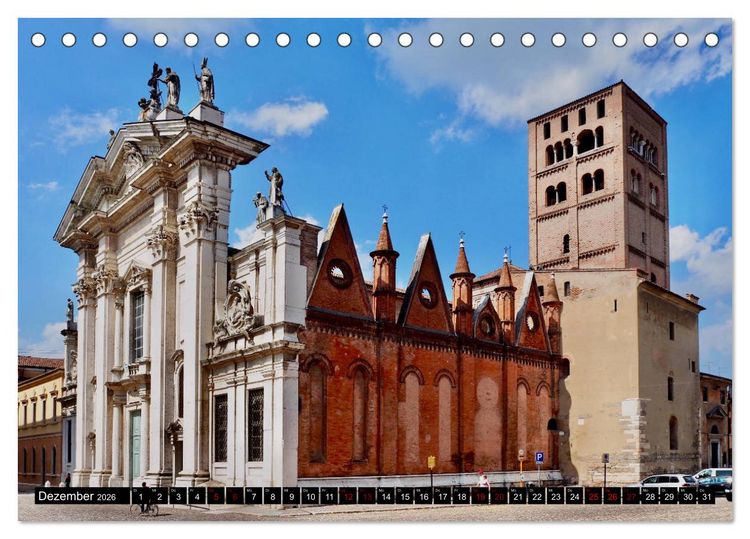 Produktbild: Die Renaissancestadt Mantua (Tischkalender 2026 DIN A5 quer), CALVENDO Monatskalender