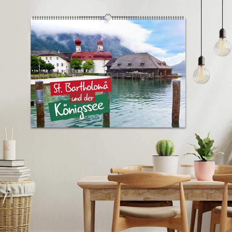 Produktbild: St. Bartholom&auml; und der K&ouml;nigssee (Wandkalender 2026 DIN A2 quer), CALVENDO Monatskalender