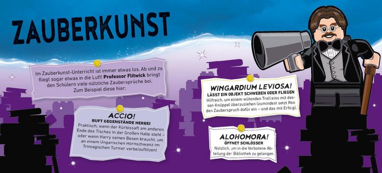 Produktbild: LEGO&reg; Harry Potter: Alles &uuml;ber Hogwarts: Schulf&auml;cher, Zauberspr&uuml;che, Quidditch und mehr!