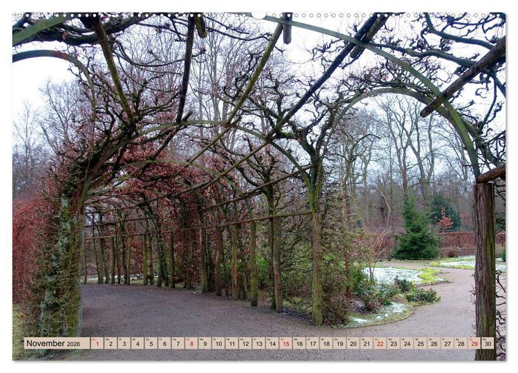 Produktbild: Im Park von Sanssouci - Spaziergang durch die Jahreszeiten (Wandkalender 2026 DIN A2 quer), CALVENDO Monatskalender