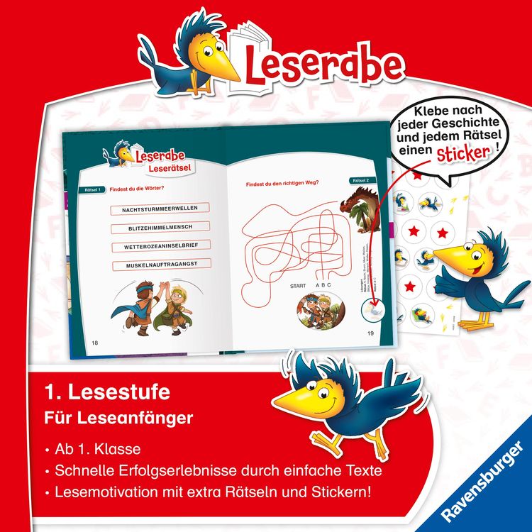 Produktbild: Leserabe Sonderausgaben - Abenteuergeschichten zum Lesenlernen