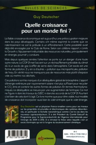 Produktbild: Quelle croissance pour un monde fini ?
