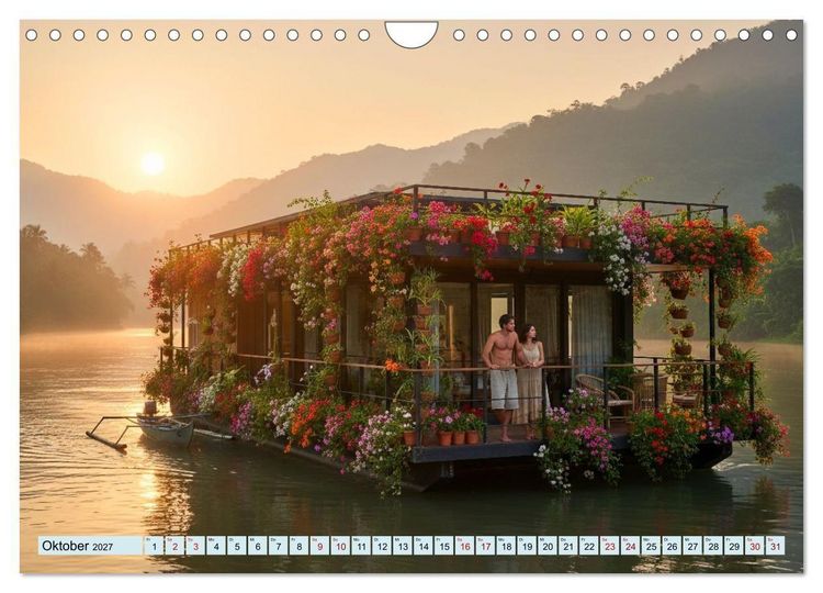 Produktbild: Sanft treibende Urlaubstr&auml;ume (Wandkalender 2027 DIN A4 quer), CALVENDO Monatskalender