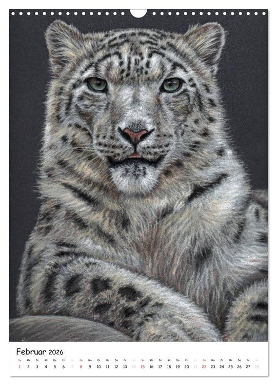 Produktbild: Wildlife Portraits (Wandkalender 2026 DIN A3 hoch), CALVENDO Monatskalender