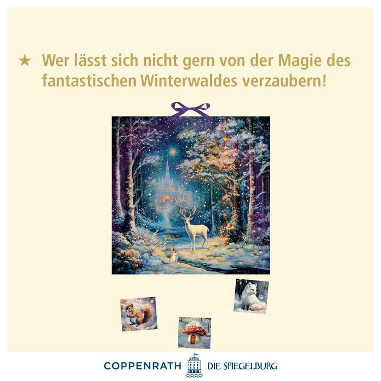 Produktbild: Wand-Adventskalender &ndash; Magischer Winterwald