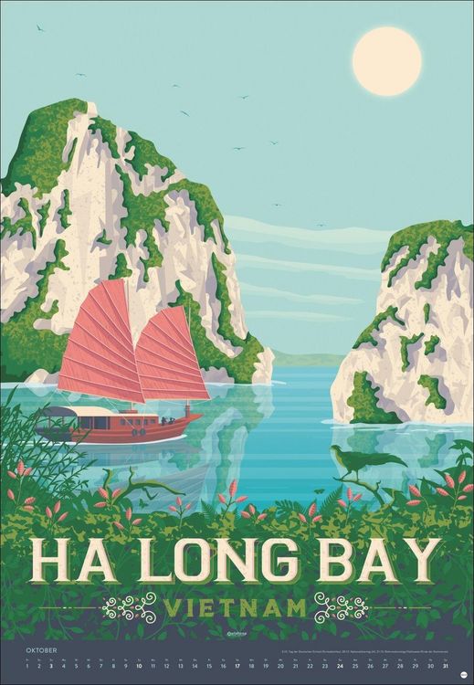 Produktbild: Travel the World Posterkalender 2027