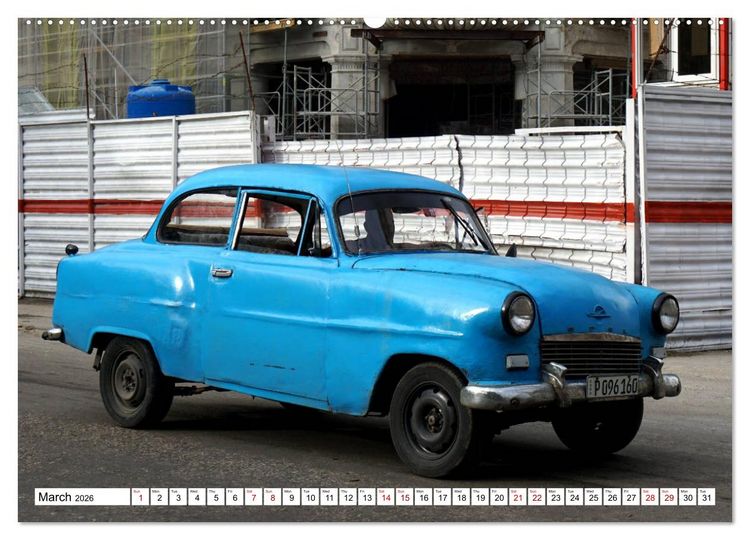 Produktbild: Opel Nostalgia (High Quality Premium Wall Calendar 2026 DIN A2 landscape),CALVENDO 12 Month Wall Calendar
