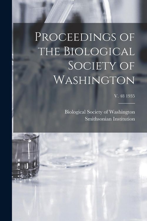 Produktbild: Proceedings of the Biological Society of Washington; v. 48 1935