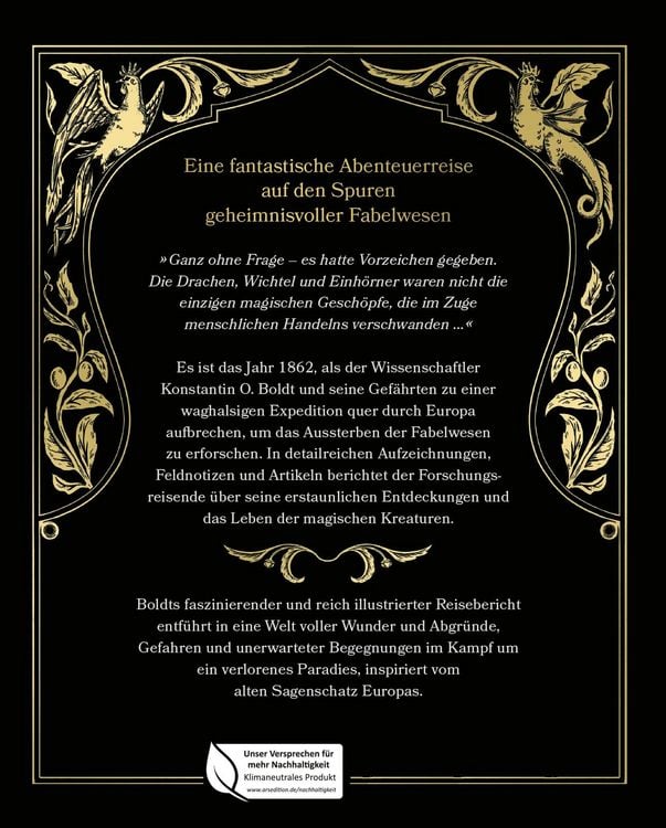 Produktbild: Fast verschwundene Fabelwesen. Die sagenhafte Expedition des Konstantin O. Boldt