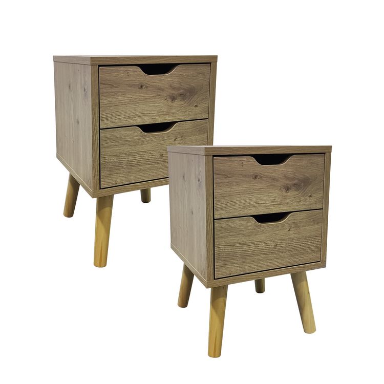 Produktbild: HTI-Living Nachtschrank 2 Schub. Thekla 2945 Artisaneiche 2er