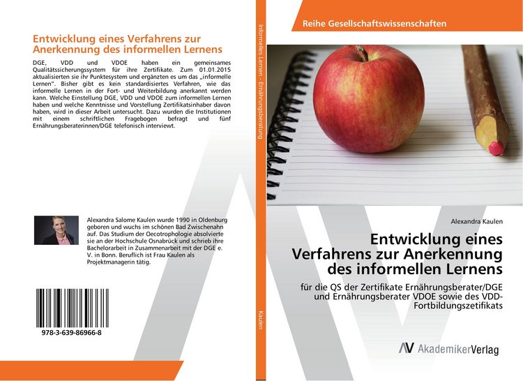 Produktbild: Entwicklung eines Verfahrens zur Anerkennung des informellen Lernens