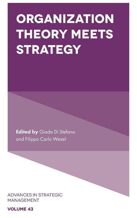 Produktbild: Organization Theory Meets Strategy