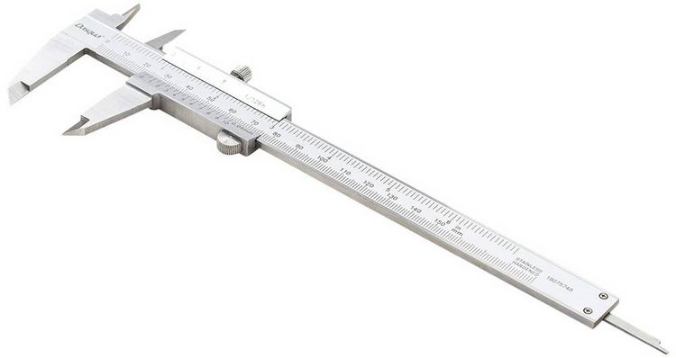 Produktbild: Dasqua 1120-3115 DIN EN 862, Monoblock-Messschieber 150mm Edelstahl