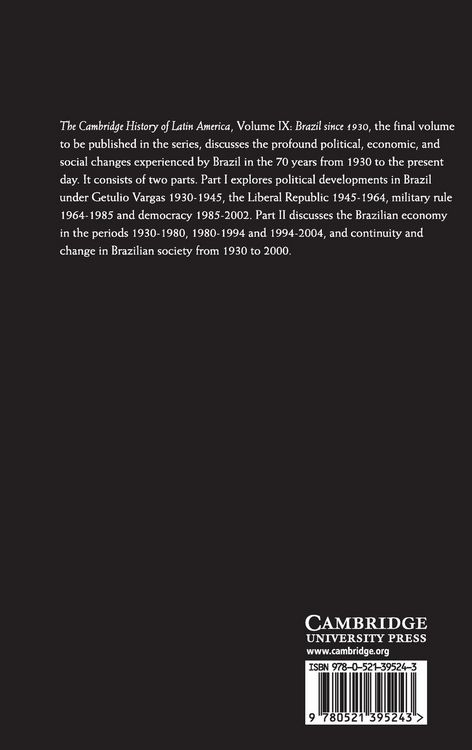 Produktbild: The Cambridge History of Latin America