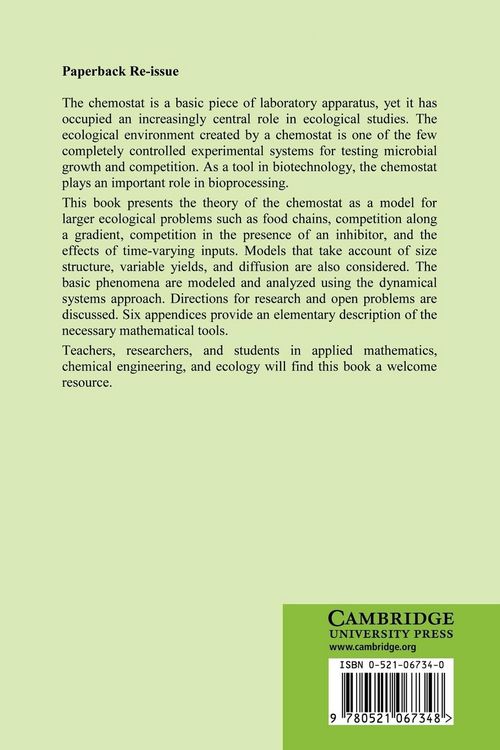 Produktbild: The Theory of the Chemostat